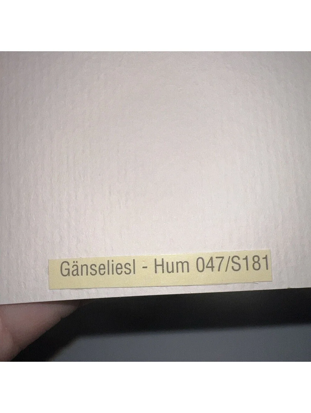 Set If 5 Hummel Raised 3D Cards